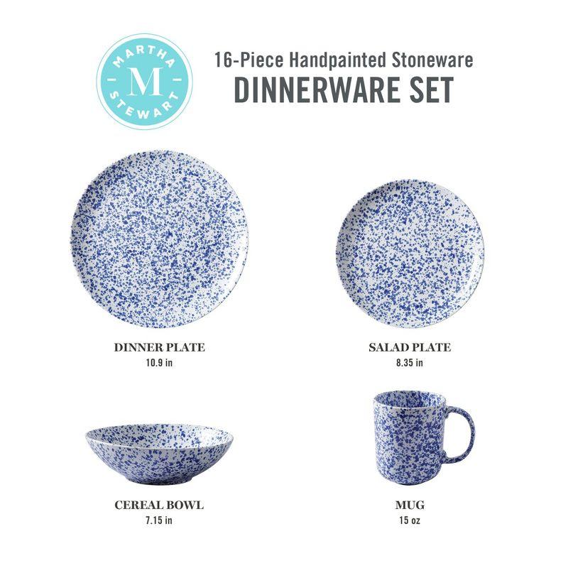 Warham Stoneware Dinnerware Set - Service for 4