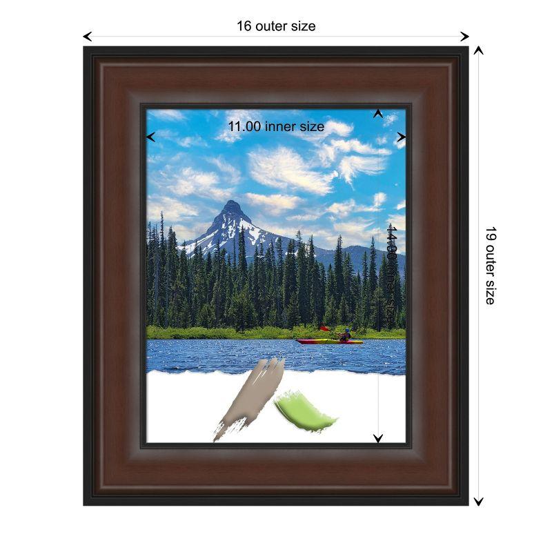 Amanti Art Harvard Walnut Picture Frame