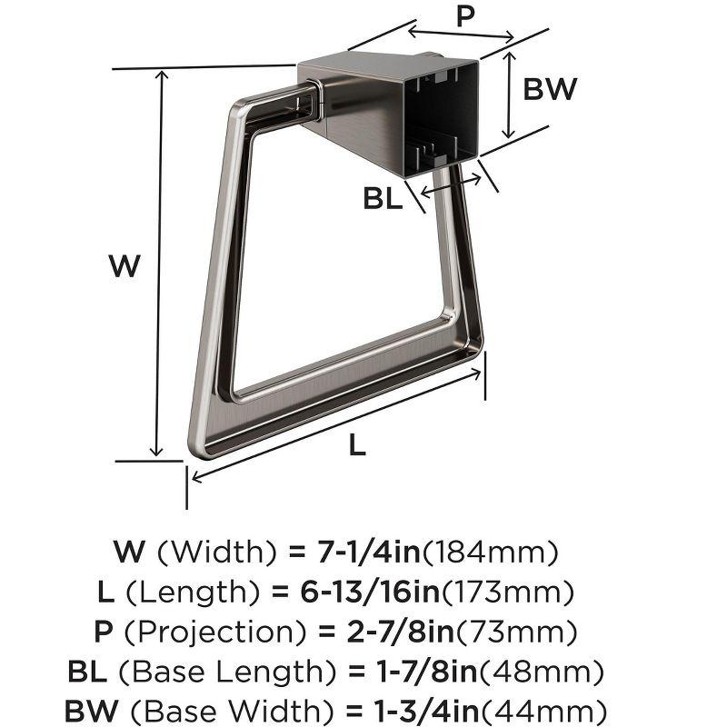 Amerock Blackrock Wall Mounted Towel Ring