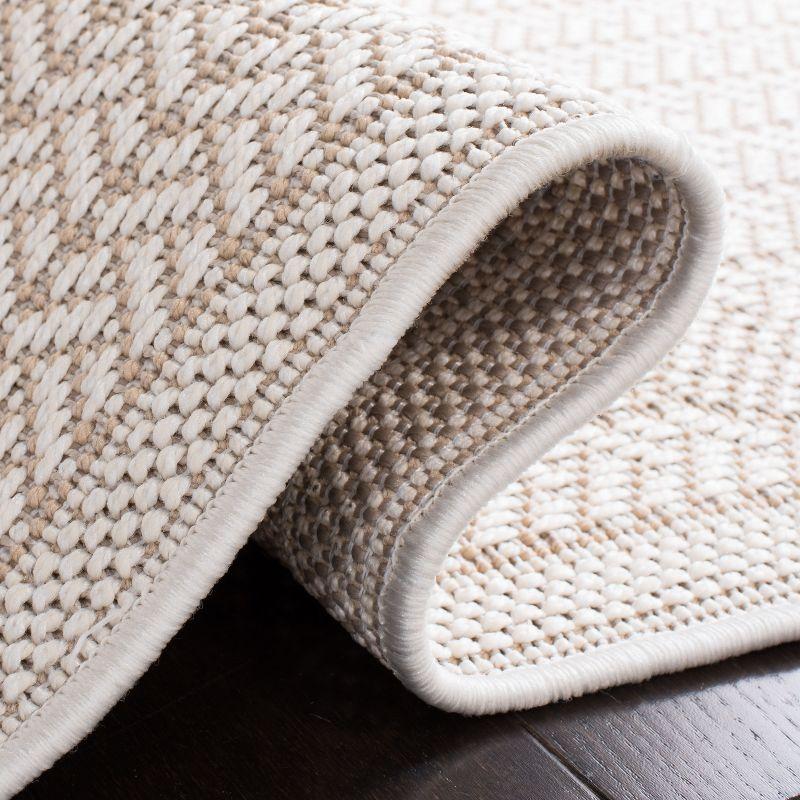 Bermuda BMU811 Power Loomed Indoor/Outdoor Area Rug - Cream/Beige - 3'x5' - Safavieh..