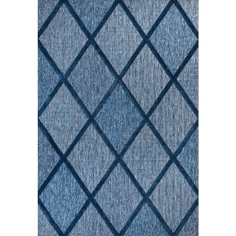 Salines Diamond Trellis Indoor/Outdoor Area Rug - JONATHAN Y