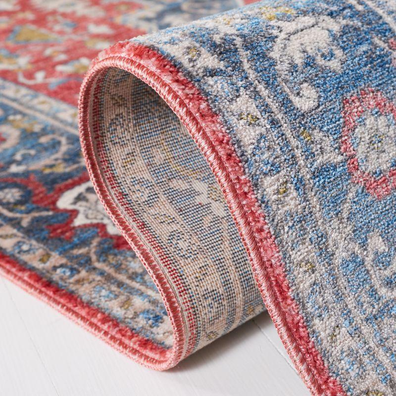 Vintage Persian VTP479 Power Loomed Indoor Area Rug - Red/Blue - 5'x7'6" - Safavieh