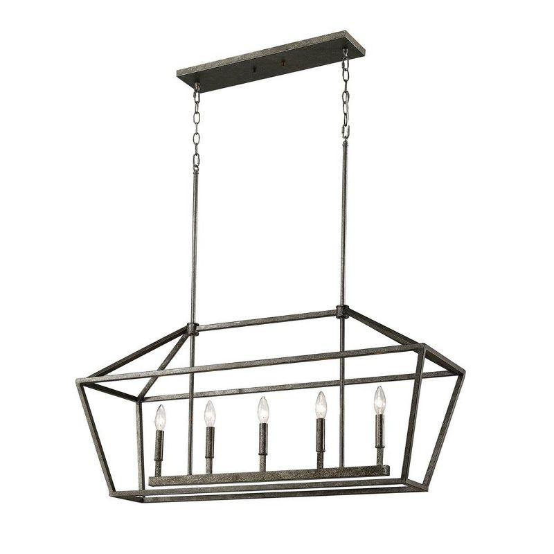 Millennium Lighting 5 - Light Pendant in  Antique Silver