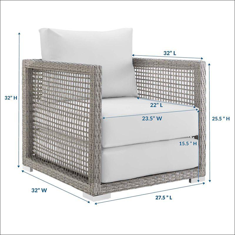 Modway Aura Rattan Outdoor Patio Armchair