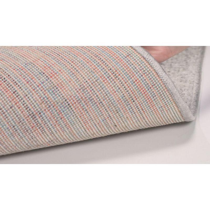 Adirondack ADR134 Machine Made Indoor Area Rug - Orange/Grey - 4'x4' - Safavieh