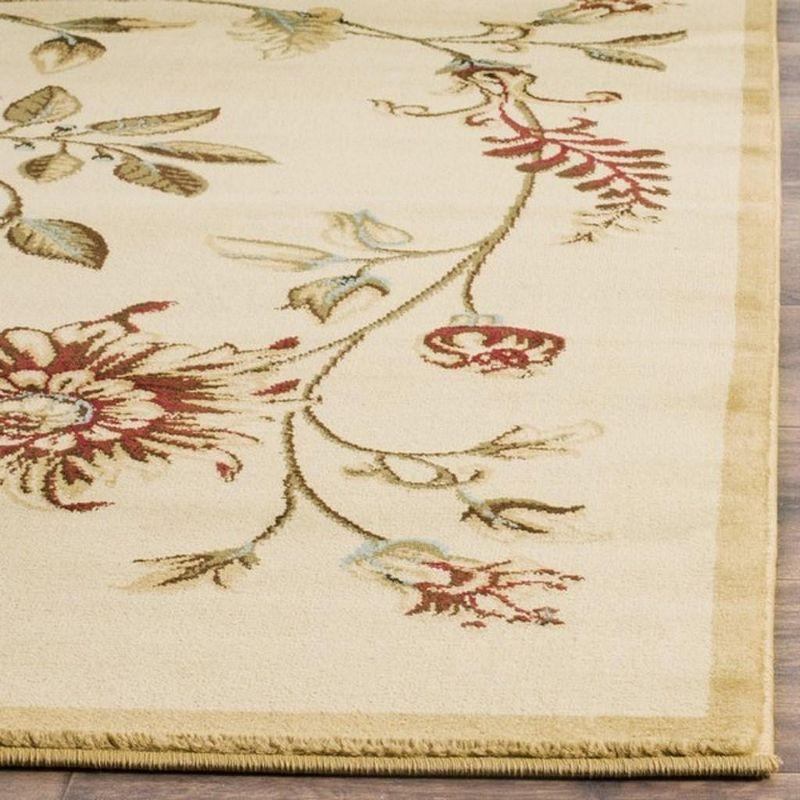 Lyndhurst LNH552 Power Loomed Area Rug - Ivory/Multi - 5'3"x7'6" - Safavieh.