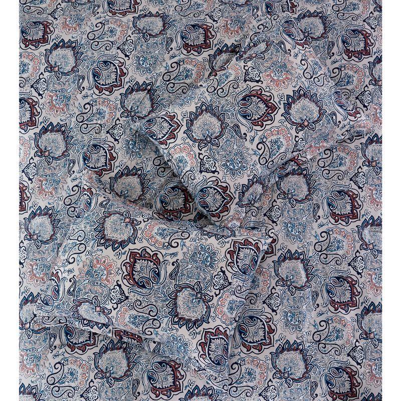 Modern Threads Printed Reversible Complete Bed Set Corsicana, Full