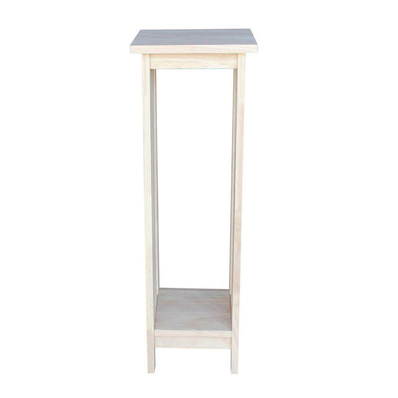 Spencer Server Unfinished - International Concepts: Hardwood Indoor Planter Holder