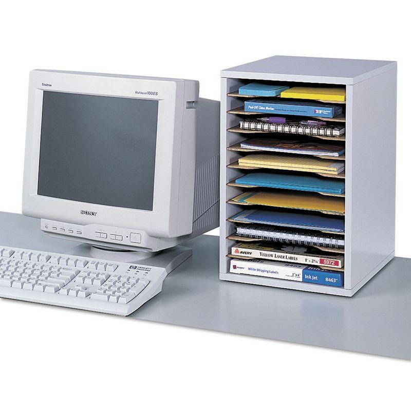 Literature Desktop Organizer With 11 Compartments