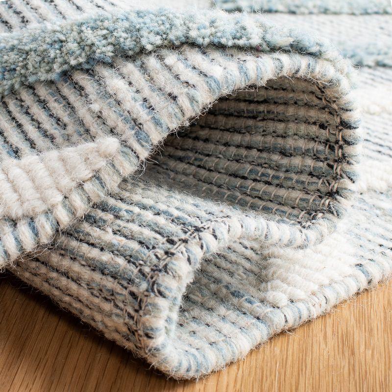 Vermont VRM603 Hand Loomed Area Rug - Blue/Ivory - 3'x5' - Safavieh.