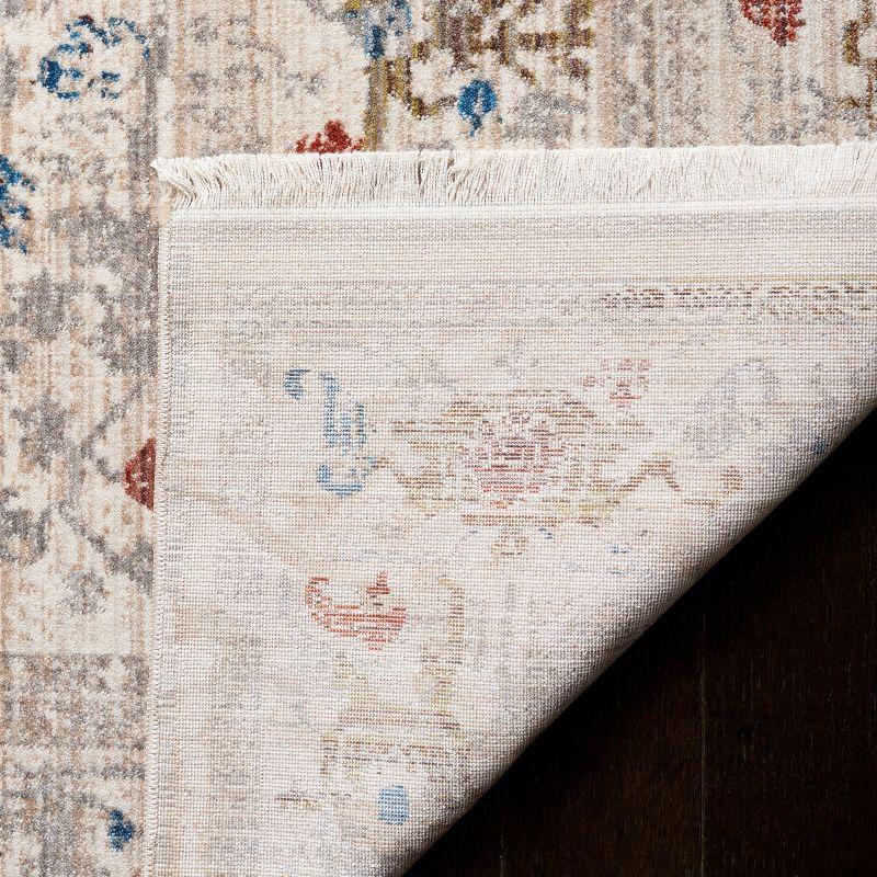 Vintage Persian VTP427 Power Loomed Indoor Area Rug - Ivory/Sage - 4'x6' - Safavieh