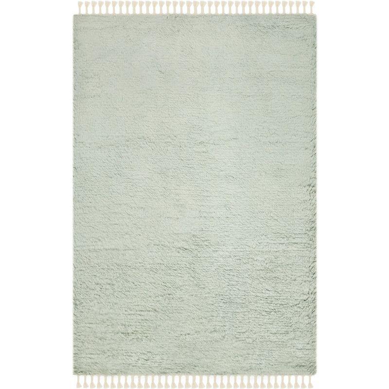 Casablanca CSB150 Hand Knotted Indoor Area Rug - Blue - 4'x6' - Safavieh