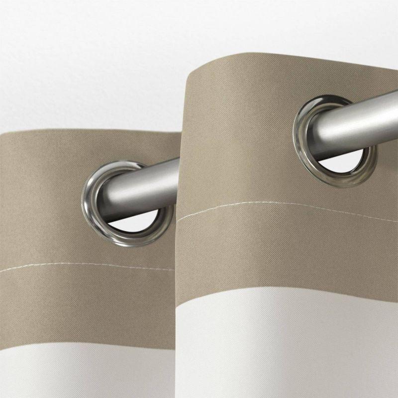 Longshore Tides Agim Polyester Semi Sheer Curtain Pair (Set of 2)