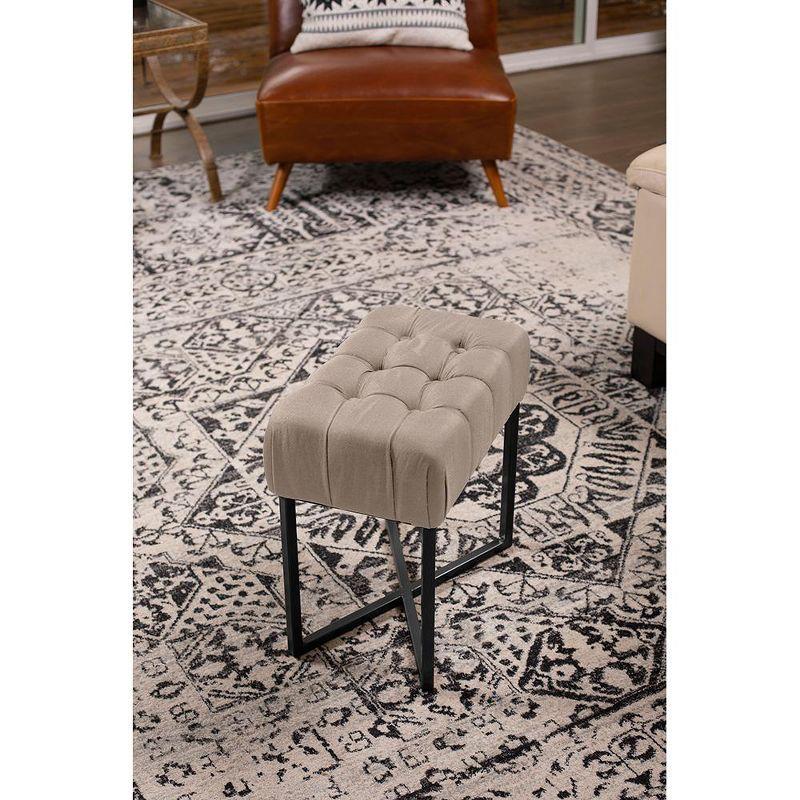 BirdRock Home Upholstered Ottoman