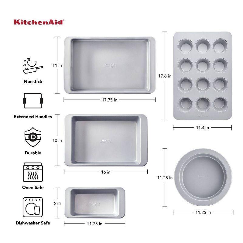 KitchenAid 5pc Nonstick Bakware Set