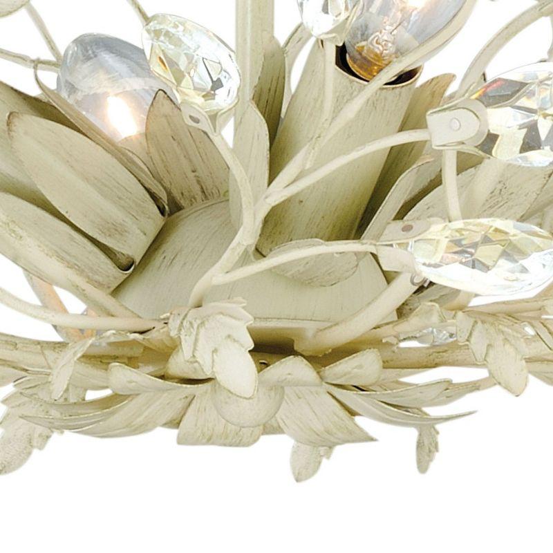 Vaxcel Jardin 4 - Light Flush Mount in  French Cream