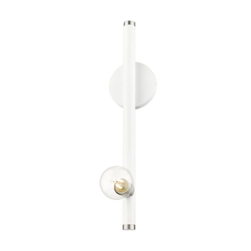 Livex Lighting Bannister 1 - Light Wall Light in  White