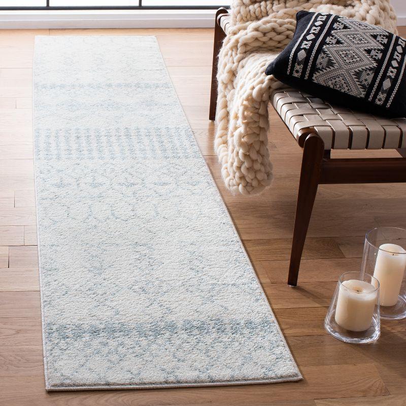 Tulum TUL229 Power Loomed Runner Rug - Ivory/Light Grey - 2'x11' - Safavieh.
