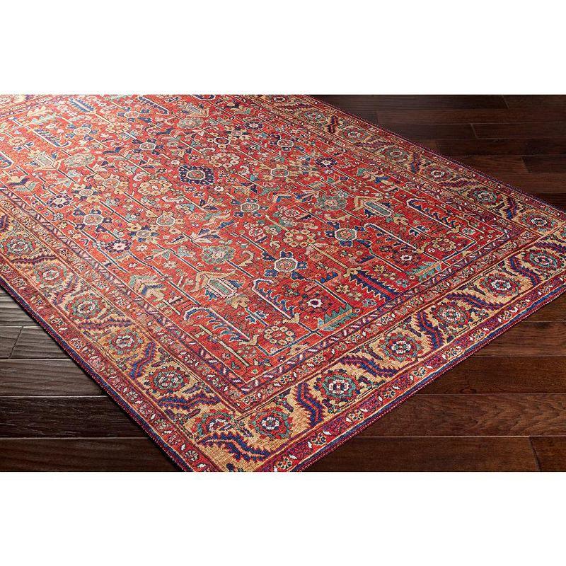 Mark & Day Loveren Woven Indoor Area Rugs Bright Red