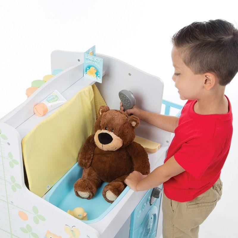 Melissa & Doug Mine to Love Baby Care Activity Center for Dolls - Kitchen, Nursery, Bathing-Changing