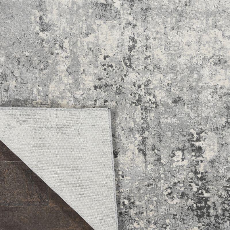 Nourison Rustic Textures Modern Indoor Area Rug Grey/Beige 7'10" x 10'6"