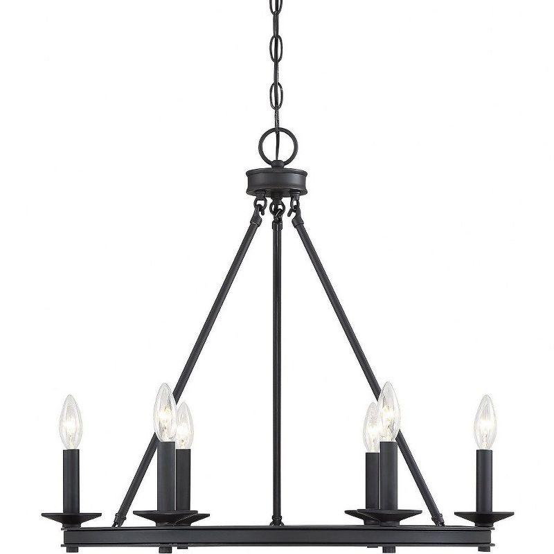 Savoy House Middleton 6 - Light Chandelier in  Matte Black