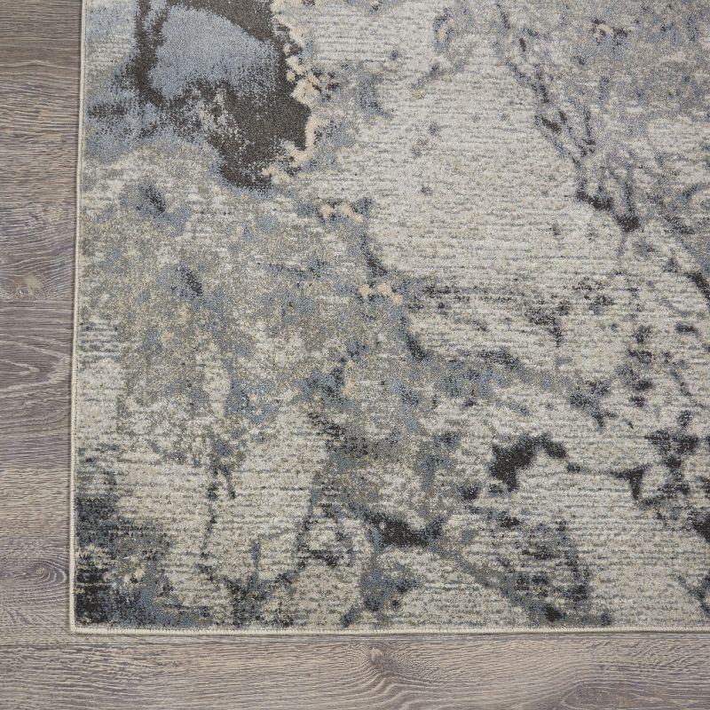 Nourison Maxell Modern Abstract Indoor Area Rug Grey 7' x 10'