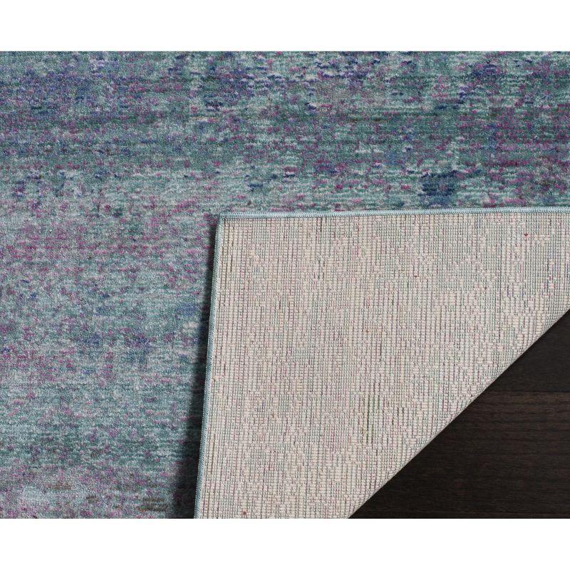 Valencia VAL203 Power Loomed Indoor Accent Rug - Turquoise/Multi - 3'x5' - Safavieh