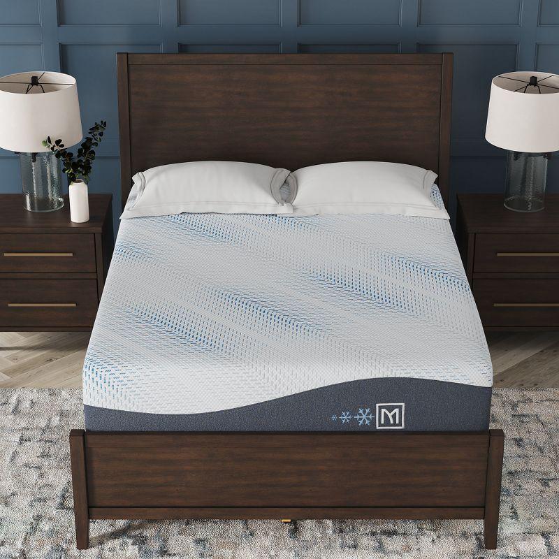 King White Gel Memory Foam Adjustable Bed Mattress