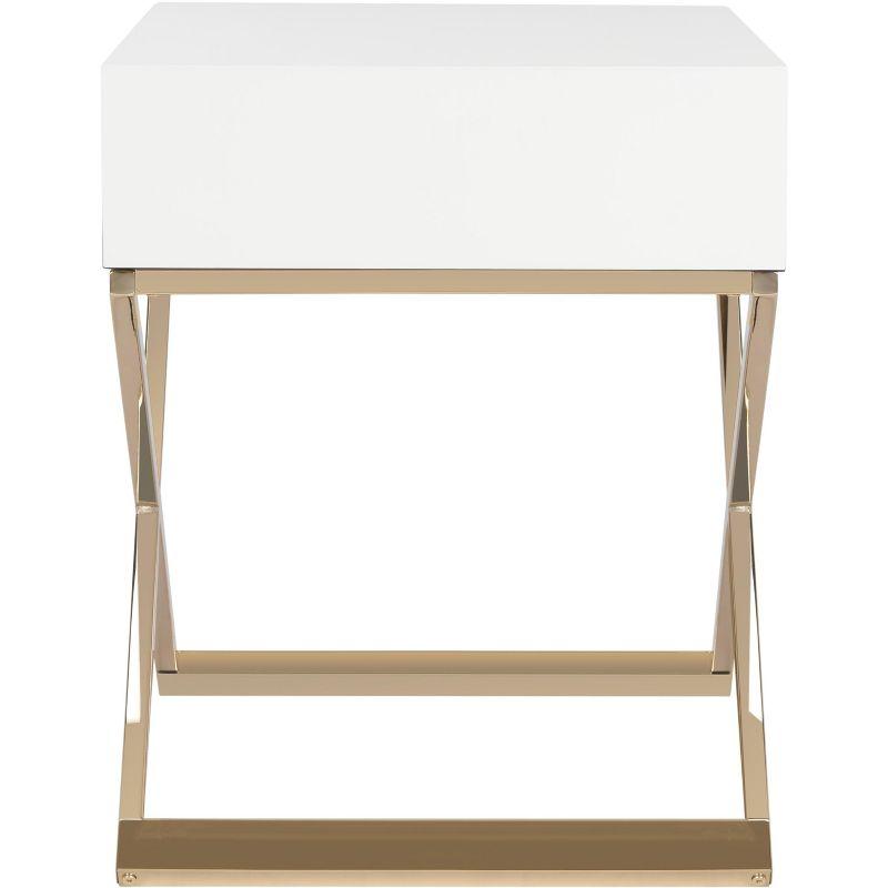 Zarina Modern Cross Leg End Table  - Safavieh