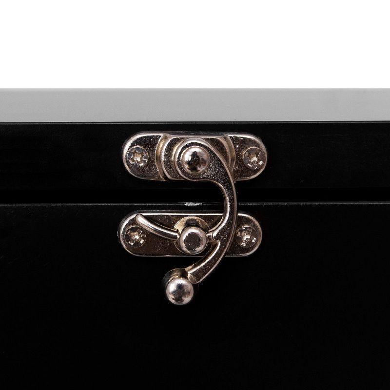 Costway Wall Mounted Computer Convertible Desk Floating Desk w/ Storage Bookcases Black