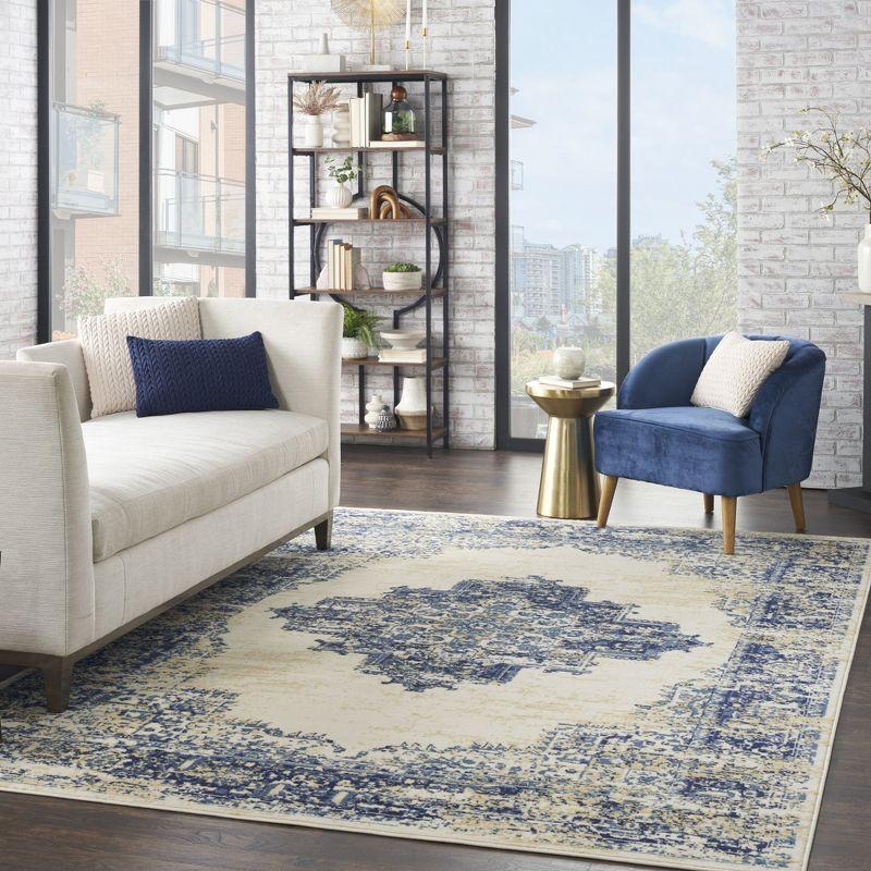 Nourison Grafix Center Medallion Area Rug