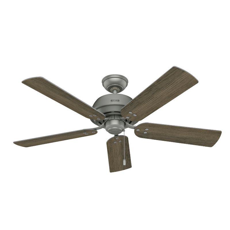 52" Shady Grove Ceiling Fan with Light Kit and Pull Chain (Includes LED Light Bulb) - Hunter Fan