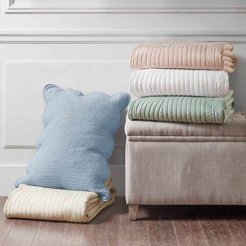 Madison Park Tuscany Scalloped Edge Quilt Set