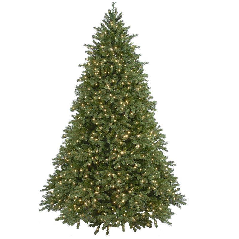 7.5 ft Pre-lit Jersey Fraser Fir Artificial Christmas Tree with Clear Lights