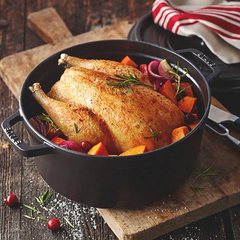 Staub ® 5.5-Qt Matte Black Cocotte