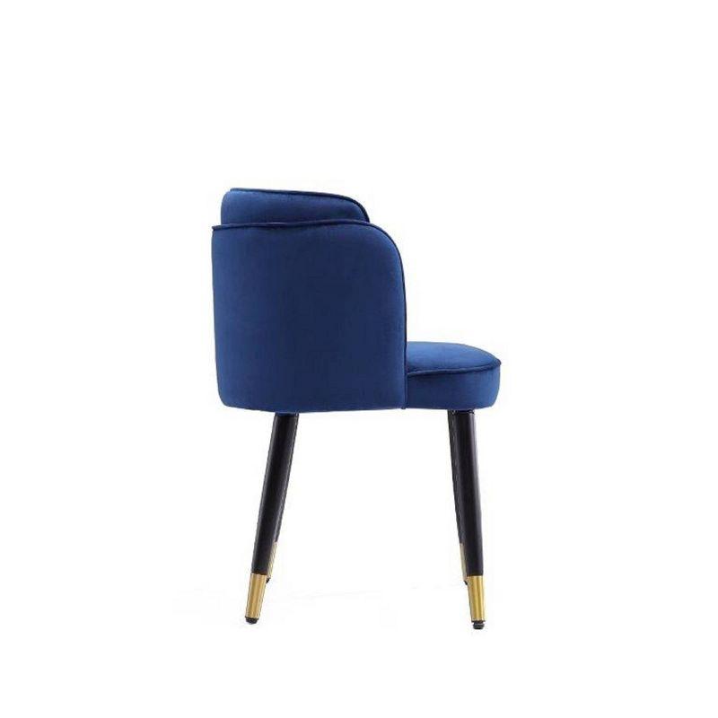 Zephyr Velvet Dining Chair - Manhattan Comfort