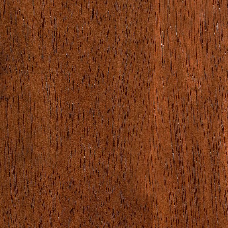 34" Extra Tall Augusta Swivel Barstool Cherry - Boraam: Modern Faux Leather, 360-Degree Swivel