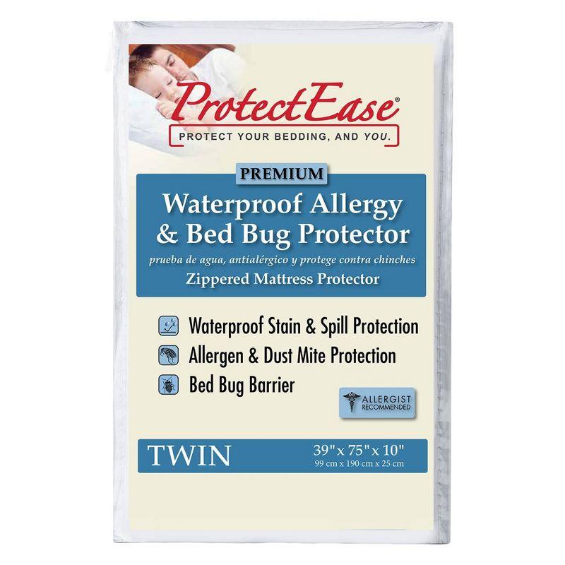 Twin Waterproof Allergy and Bed Bug Protector