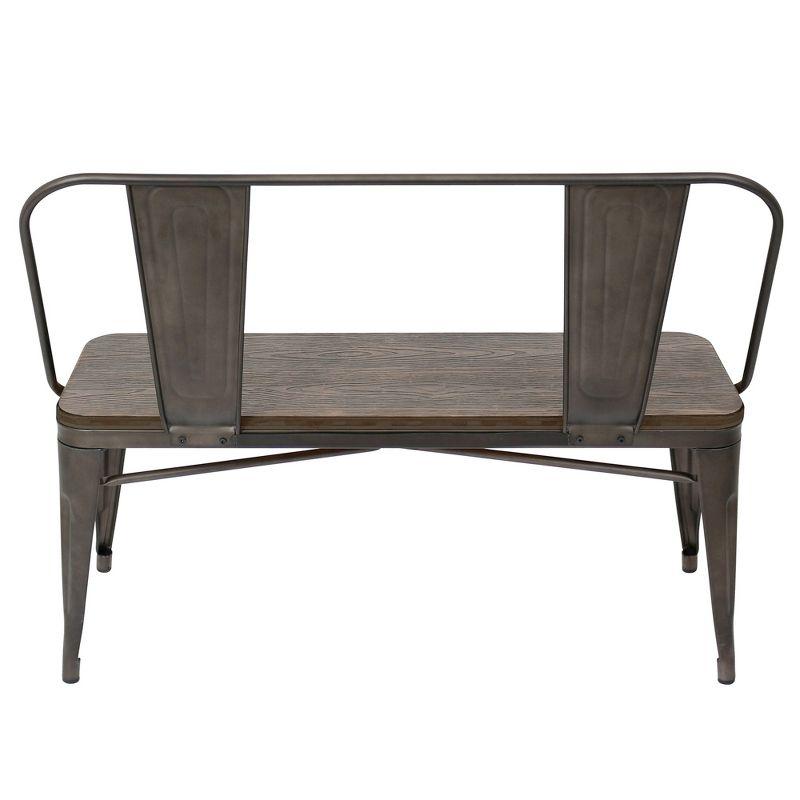 Oregon Industrial Dining/Entryway Bench - Lumisource
