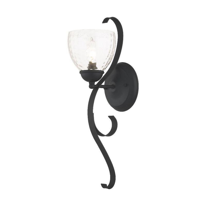 Livex Lighting Brookside 1 - Light Wall Light in  Black