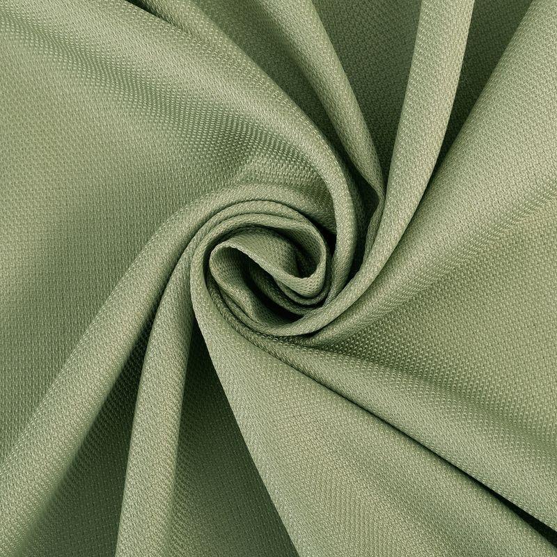 Sage Green Light-Filtering Polyester Grommet Curtain Panel, 40"x63"