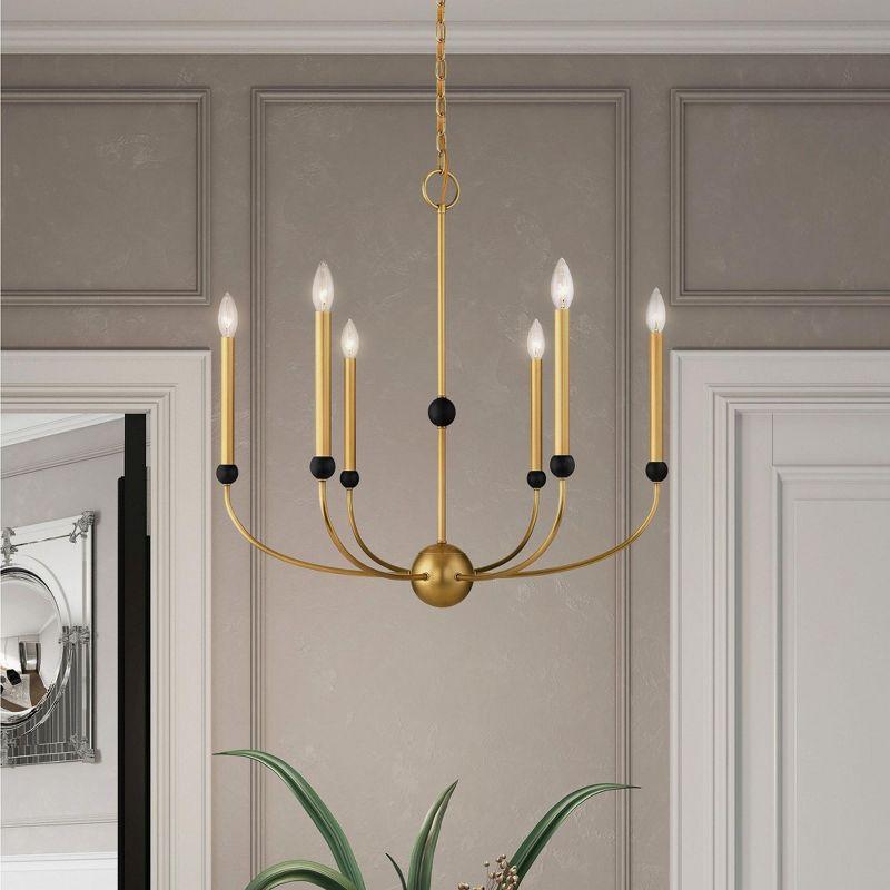 Everly Quinn 6 - Light Dimmable Chandelier