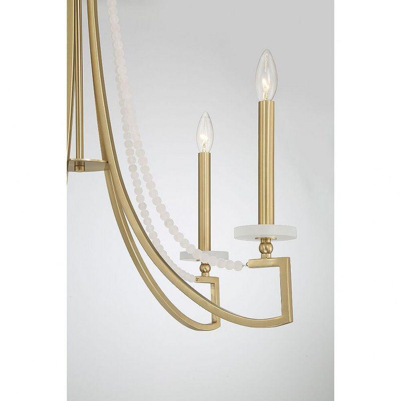 Helen 5-Light Chandelier in Warm Brass