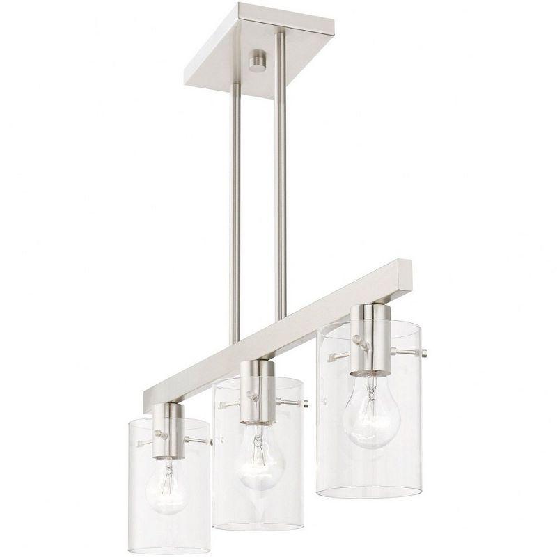 Livex Lighting Munich 3 - Light Chandelier in  Brushed Nickel