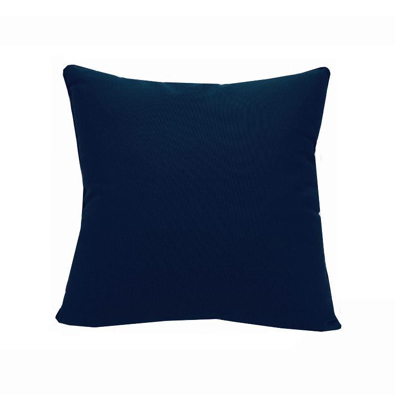 Embroidered Indoor/Outdoor Throw Pillow