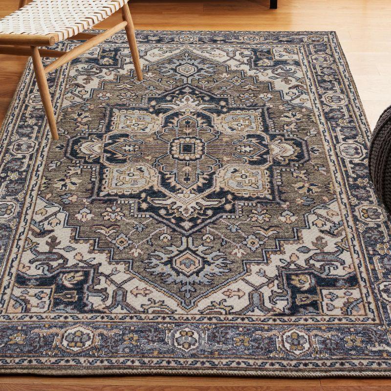 Cirali Ornate Large Medallion Washable Area Rug - JONATHAN Y