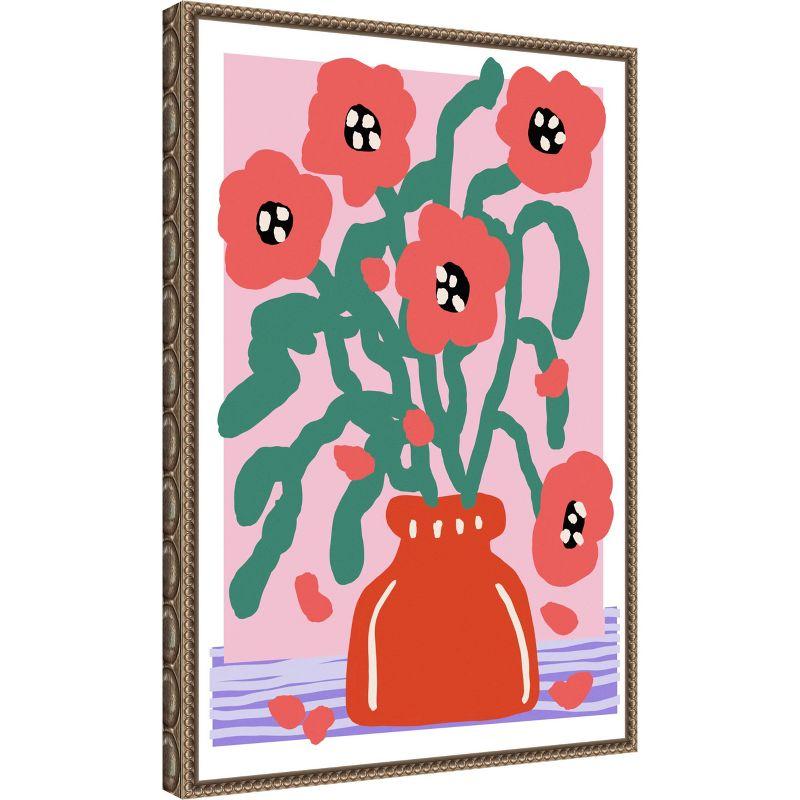 Amanti Art Flower Impression by Treechild Canvas Wall Art Print Framed 16 x 23-in.