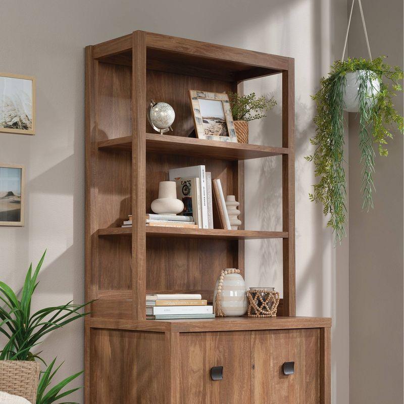 Sindoori Mango Adjustable Brown Engineered Wood Library Hutch