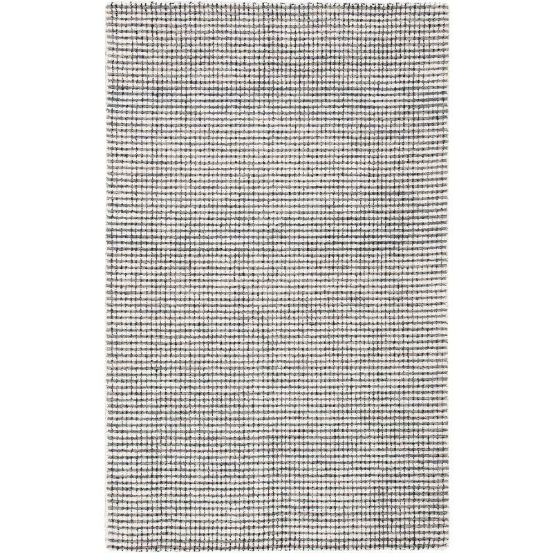 Latitude Run® Abstract Hand Tufted Wool Checkered Rug